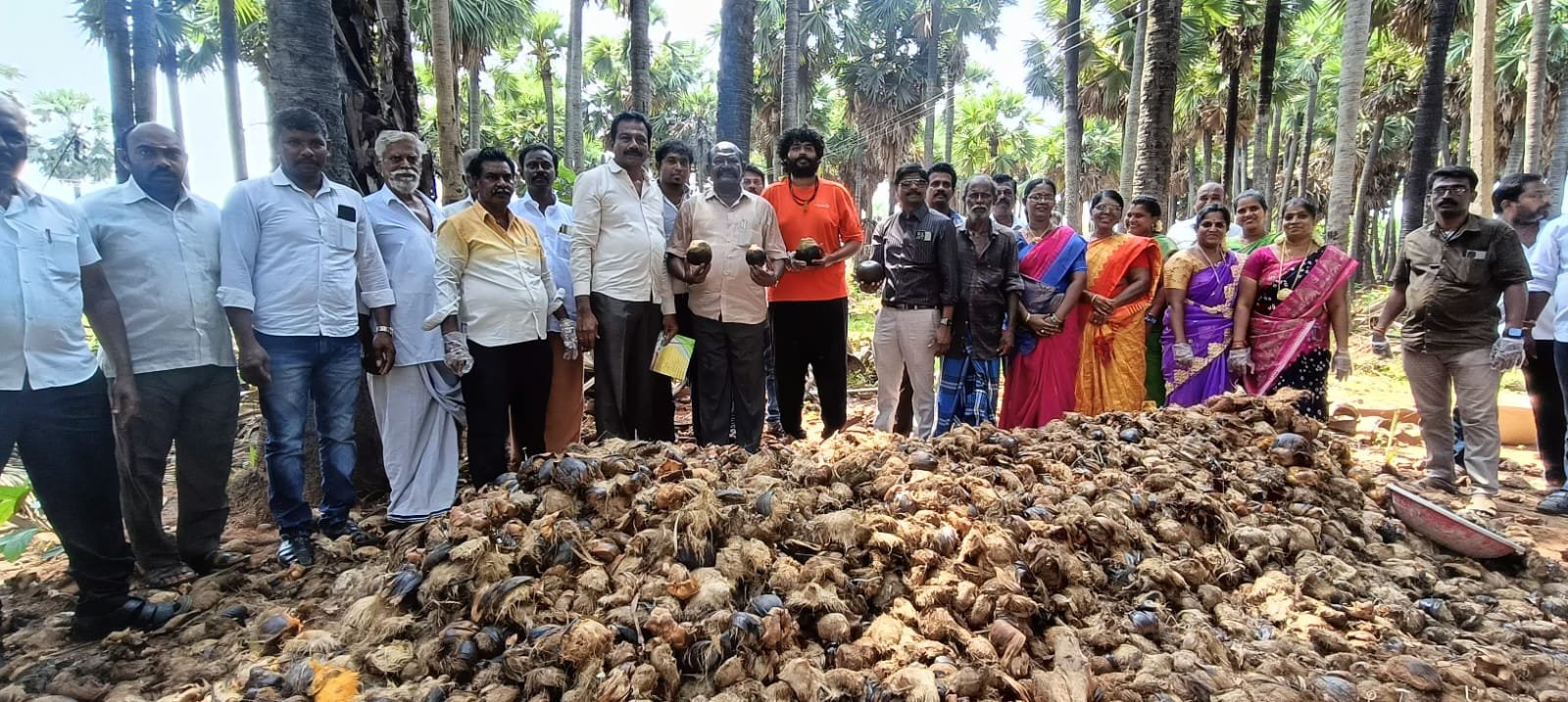 கலைஞரின் நூற்றாண்டு விழாவை முன்னிட்டு ஒரு கோடி பனை விதை சேகரிப்பு.