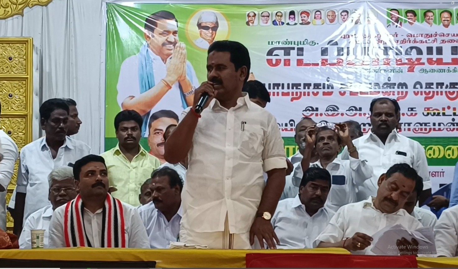 நாற்பது தொகுதியிலும் முதன்மை தொகுதியாக வெற்றிபெற செய்ய வேண்டும் பாபநாசத்தில் முன்னாள் அமைச்சர் இரா.காமராஜ் பேச்சு