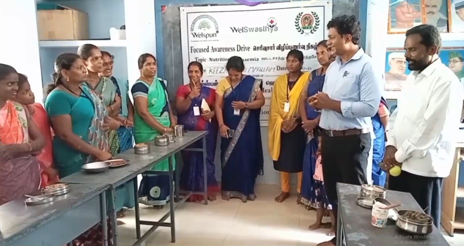 பூம்புகார் அடுத்து கீழப்பெரும்பள்ளம் ஊராட்சியில் வெல்ஸ்பன் நிறுவனத்தின் சார்பில் ஊட்டச்சத்து மற்றும் ரத்த சோகை குறித்த சரிவு சார் விழிப்புணர்வு முகம். பூம்புகார் அடுத்து கீழப்பெரும்பள்ளம் ஊராட்சியில் வெல்ஸ்பன் நிறுவனத்தின் சார்பில் ஊட்டச்சத்து மற்றும் ரத்த சோகை குறித்த சரிவு சார் விழிப்புணர்வு முகம்.