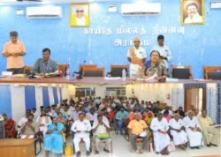 சுதந்திர போராட்ட தியாகிகளின் வாரிசுதாரர்களுக்கான குறைகேட்பு கூட்டத்தில் குடியாத்தம் பிரவீன் குமார் மனு!