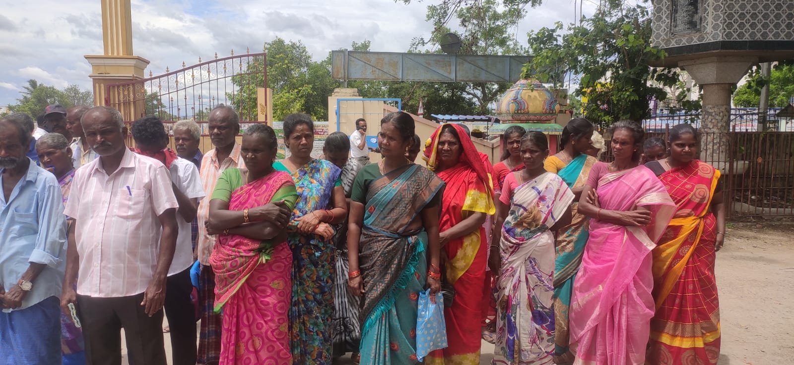 குடியாத்தத்தில் தமிழ்நாடு ஒடுக்கப்பட்டோர் வாழ்வுரிமை இயக்கம் சார்பில் ஆர்ப்பாட்டம் நடைபெற்றது