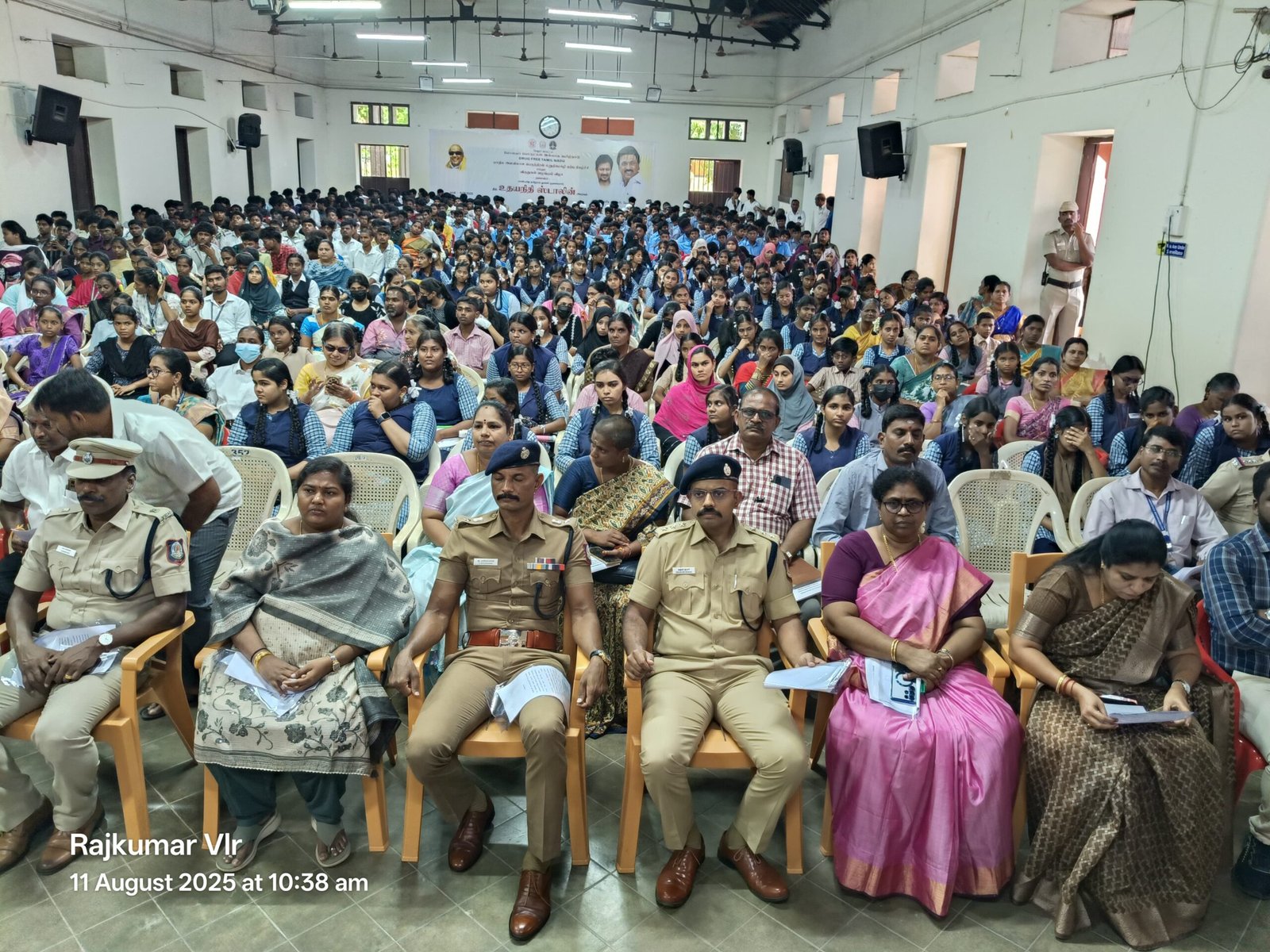 வேலூர் ஊரிசு கல்லூரியில் போதைப் பொருட்கள் இல்லாத தமிழ்நாடு : மாநில அளவில் பெருந்திரள் உறுதி மொழி…