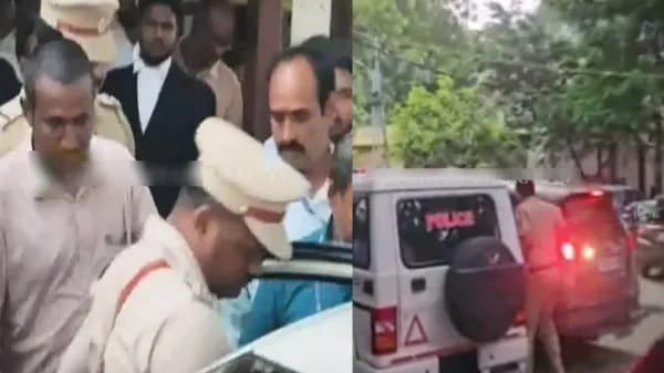 நீதிமன்ற வளாகத்தில் காஞ்சிபுரம் டிஎஸ்பி சீருடையில் கைது!