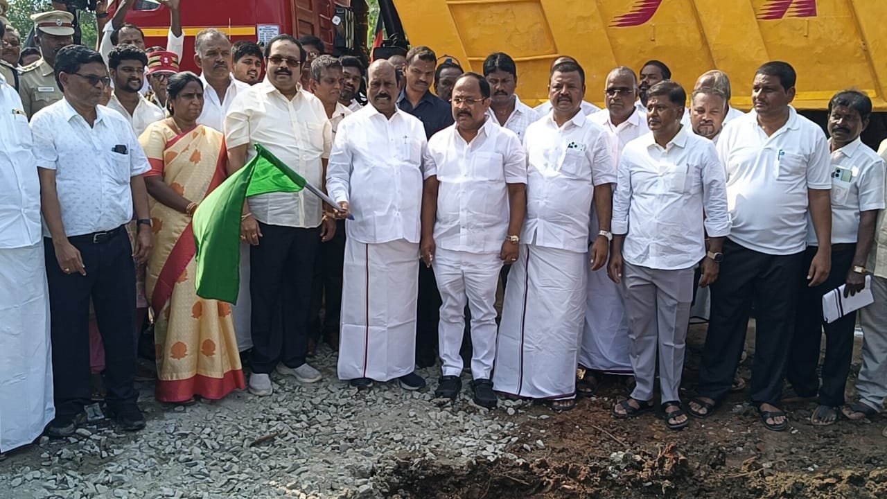 நான்குவழிச் சாலை பணித் தொடக்க விழா: அமைச்சர் எ. வ. வேலு பங்கேற்பு!