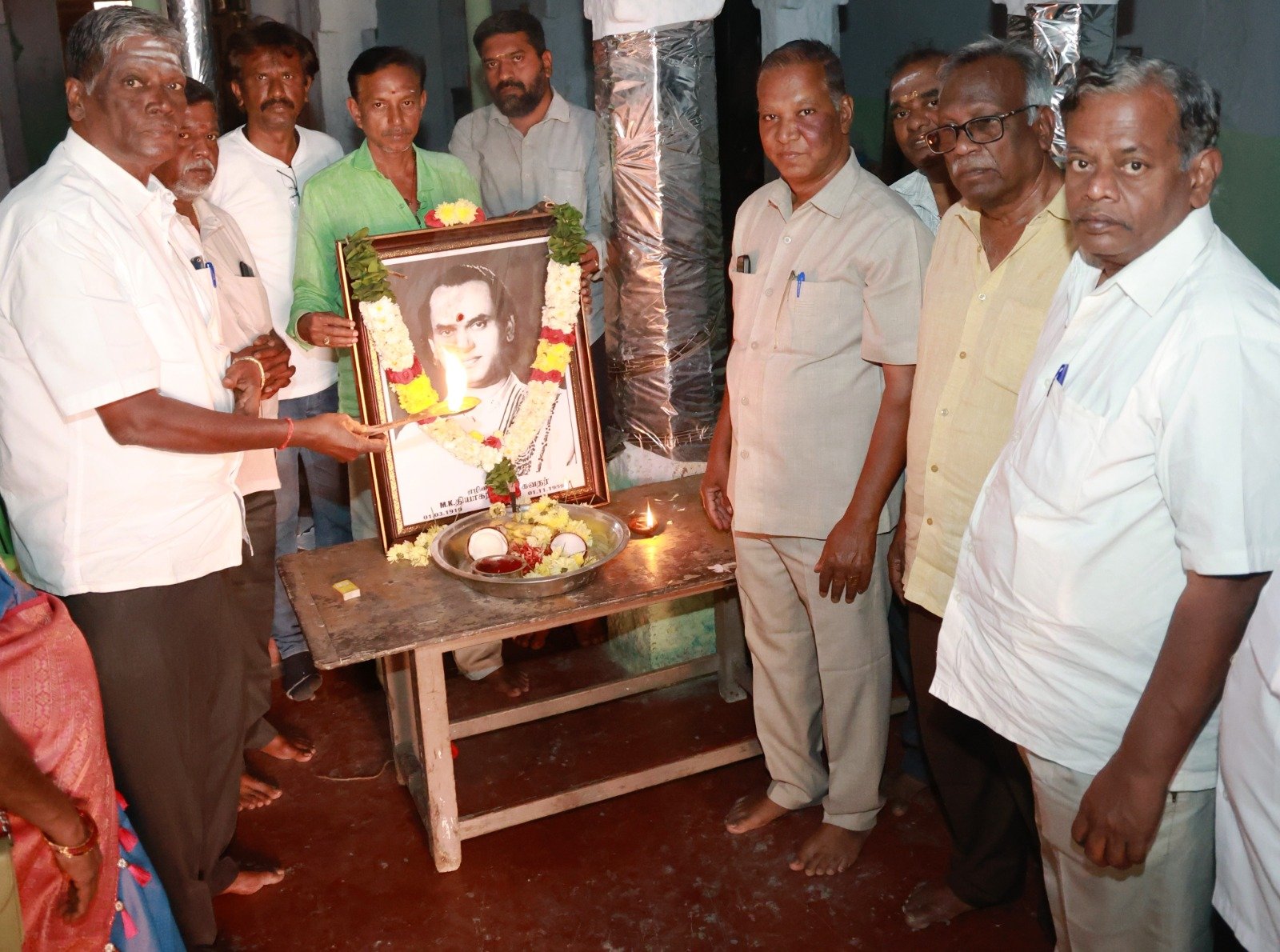 வேலூர் விஸ்வகர்ம நண்பர்கள் நலச்சங்கம் சார்பில்  எம்.கே.தியாகராஜ பாகவதரின் 116வது பிறந்த நாள் விழா! 