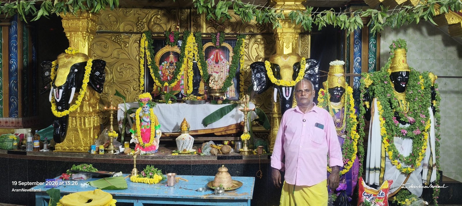 காட்பாடியில் ஸ்ரீ திருமலை திருப்பதி அன்னதான கூட அறக்கட்டளை சார்பில் புரட்டாசி மாத அன்னதான விழா தொடக்கம்